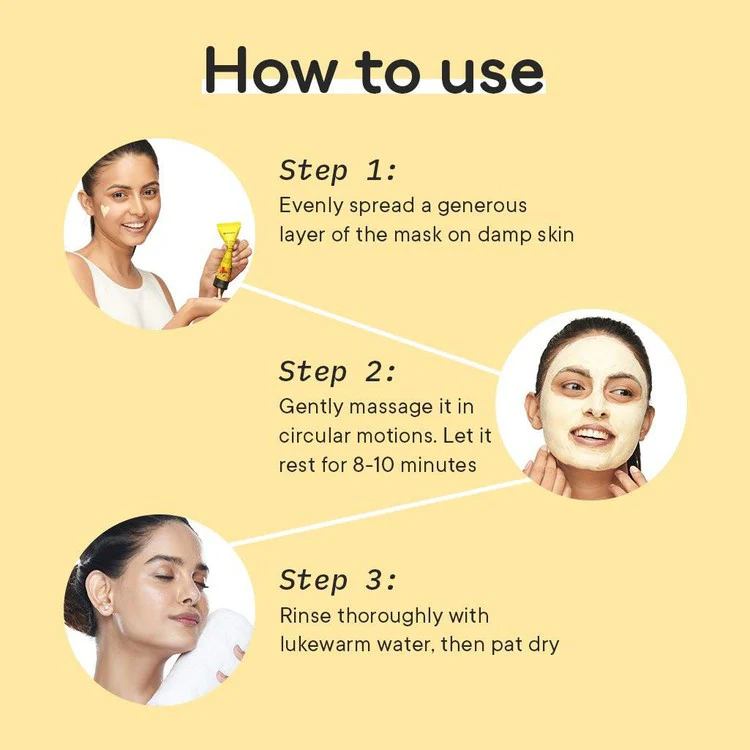 2-in-1 Scrub and Clay Mask With Yuzu Vitamin C - 50 ML - Image 4