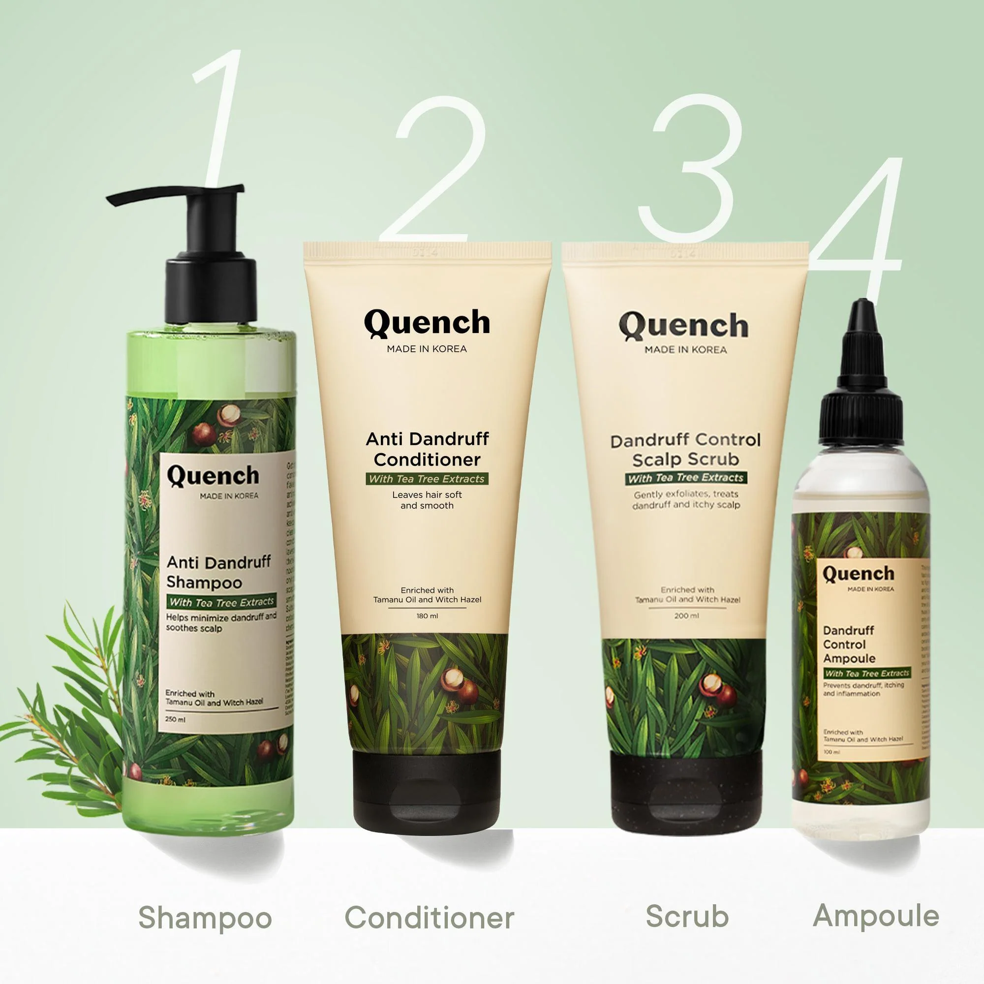 Anti Dandruff Shampoo with Tea Tree Extracts - 250 ML - Image 7
