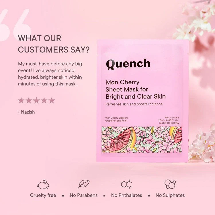 Brightening & Skin Clarifying Sheet Mask with Cherry Blossom Radiance - 25 ML - Image 7