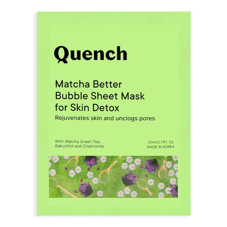 Bubble Sheet Mask with Matcha Green Tea Anti-Oxidants (Pack of 3) - Image 4
