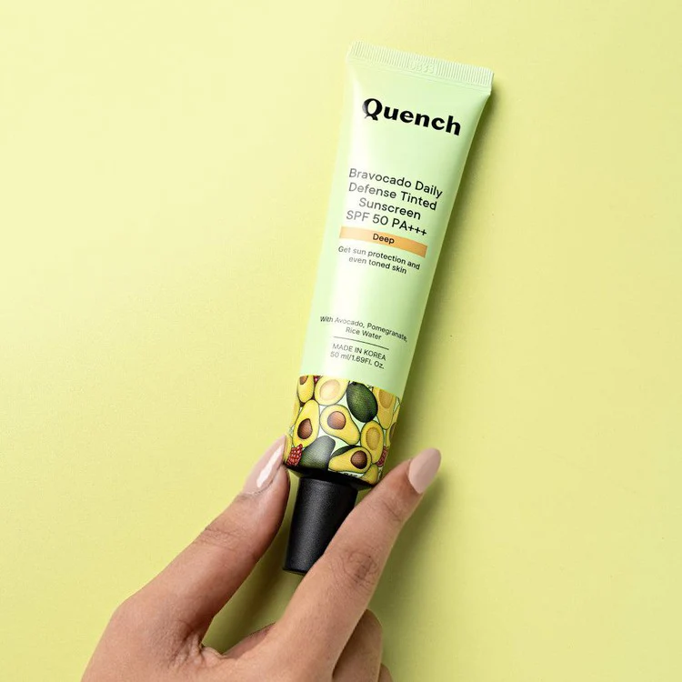 Daily Defense Tinted Sunscreen SPF 50 PA+++ with Avocado Vitamins C & E - 50 ML - Image 5