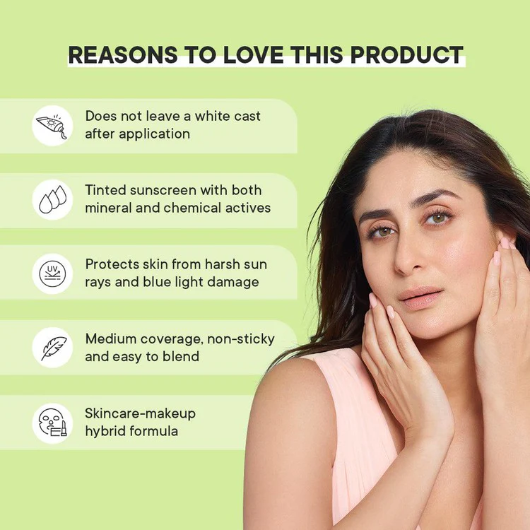 Daily Defense Tinted Sunscreen SPF 50 PA+++ with Avocado Vitamins C & E - 50 ML - Image 6
