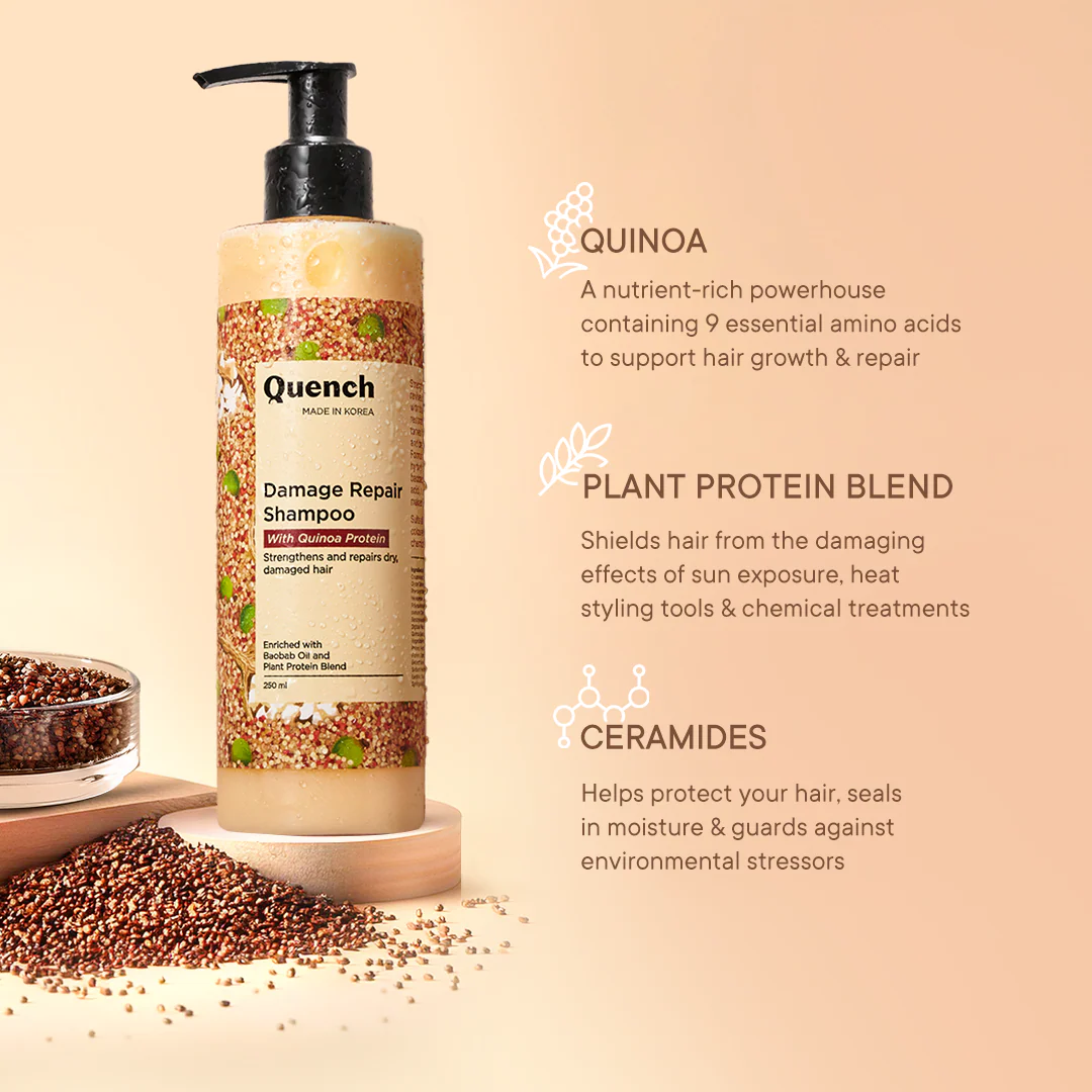 Damage Repair Shampoo with Quinoa Protein - 250 ML - Image 3