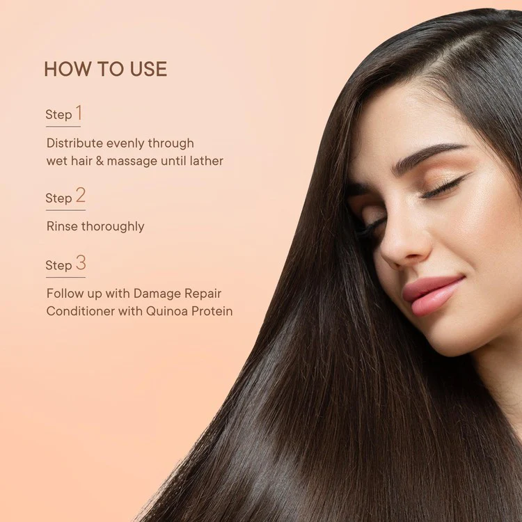 Damage Repair Shampoo with Quinoa Protein - 250 ML - Image 6