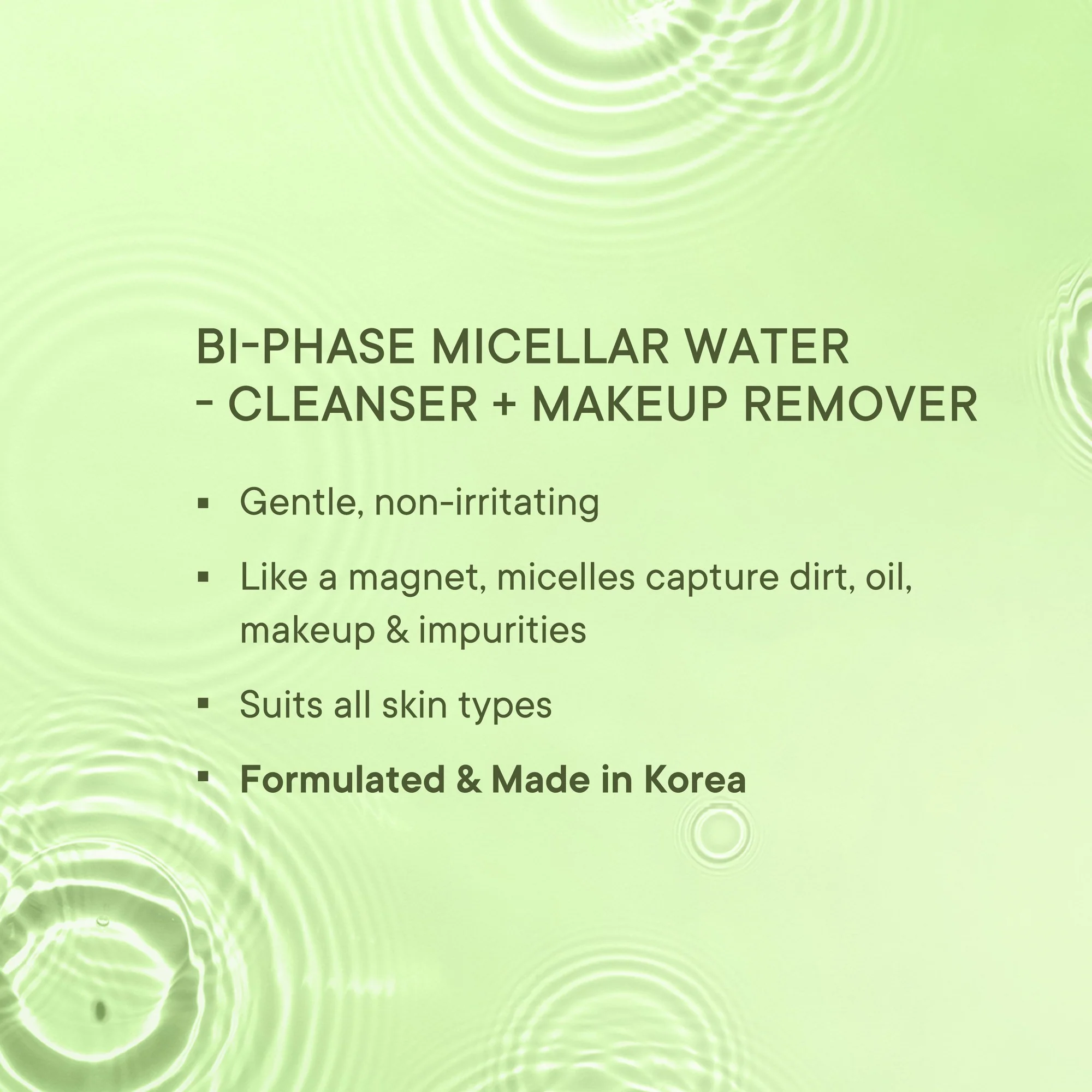 Deep Pore Cleansing Micellar Water with Cica Herb Repair (Pack of 2) - Image 4
