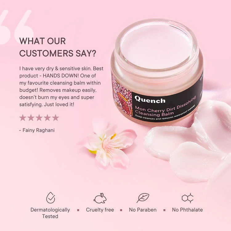 Dirt Dissolving Daily Cleansing Balm with Cherry Blossom Radiance - 50 ML - Image 7