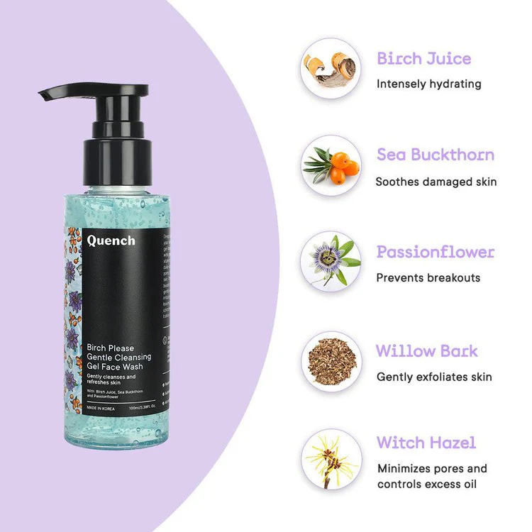 Gentle Cleansing Gel Face Wash with Birch Juice Enzymes - 100 ML - Image 3