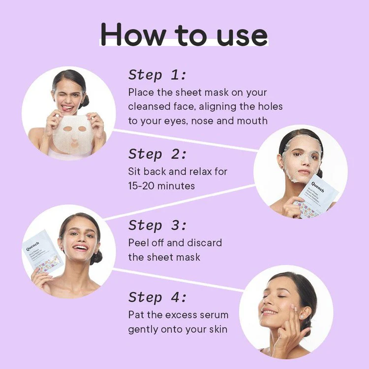 Intense Hydration Sheet Mask with Birch Juice Enzymes (Pack of 3) - Image 3