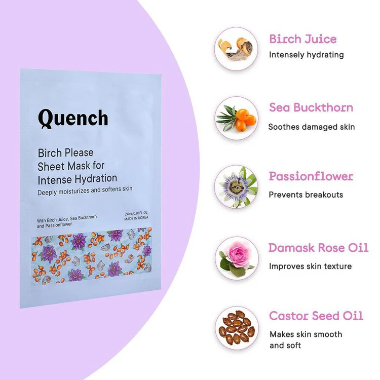 Intense Hydration Sheet Mask with Birch Juice Enzymes (Pack of 3) - Image 4