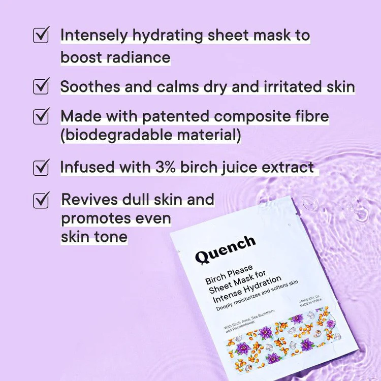 Intense Hydration Sheet Mask with Birch Juice Enzymes (Pack of 6) - Image 2