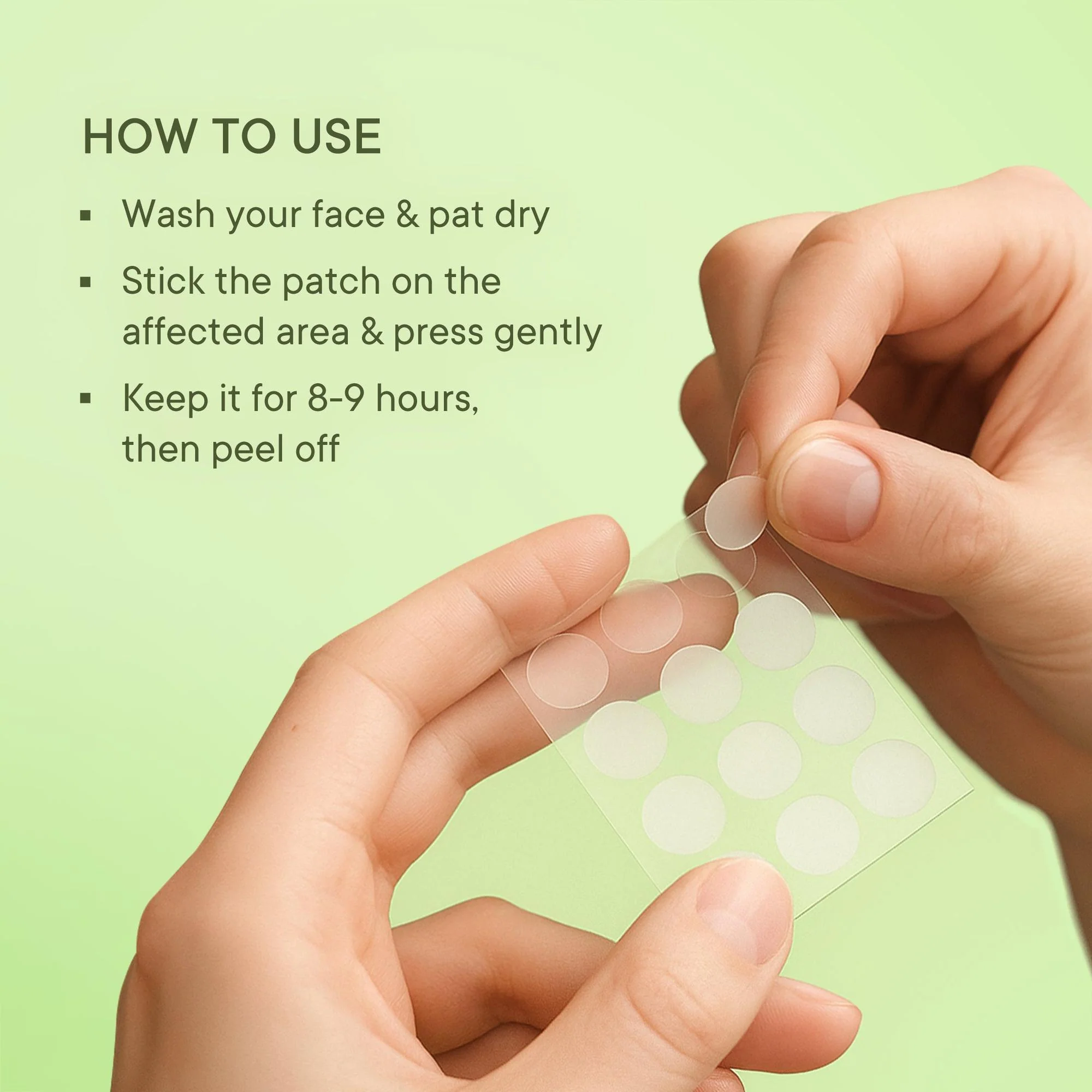 Matcha Tea Clarifying Acne Patches - Image 6