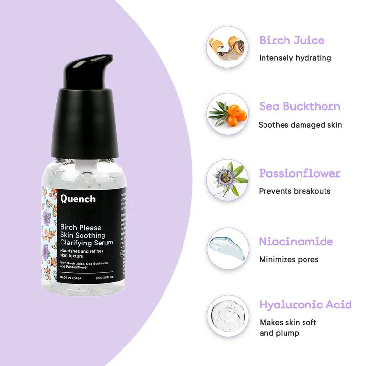 Skin Soothing Clarifying Serum with Birch Juice Enzymes - 30 ML - Image 3