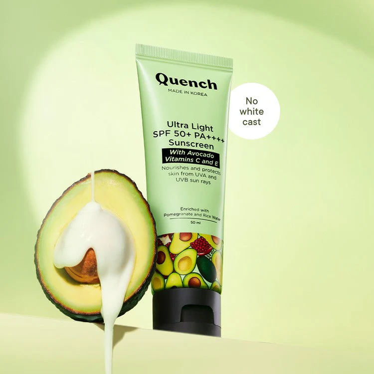 Ultra Light SPF 50+ PA++++ Sunscreen with Avocado Vitamins C & E - 50 ML - Pack Of 1