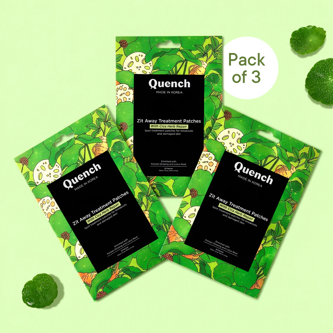 Zit Away Treatment Patches with Cica Herb Repair - 24 PATCHES - Image 11