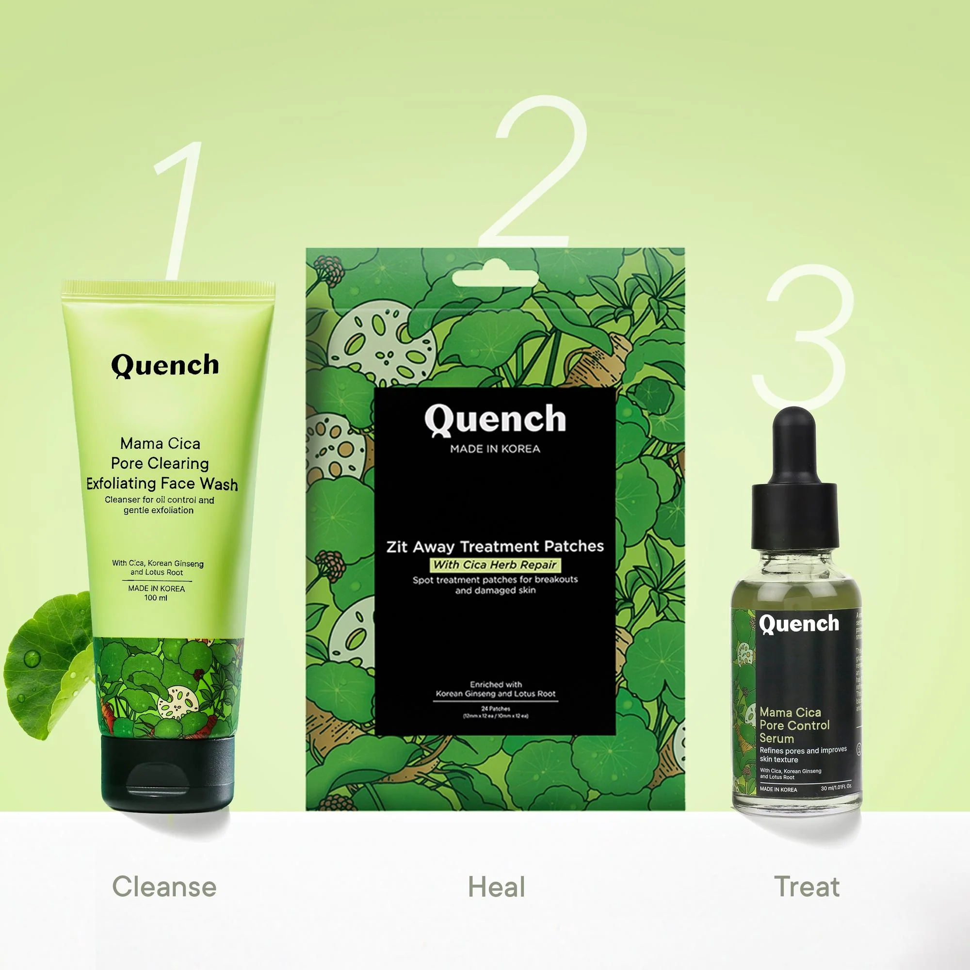 Zit Away Treatment Patches with Cica Herb Repair - 24 PATCHES - Image 8